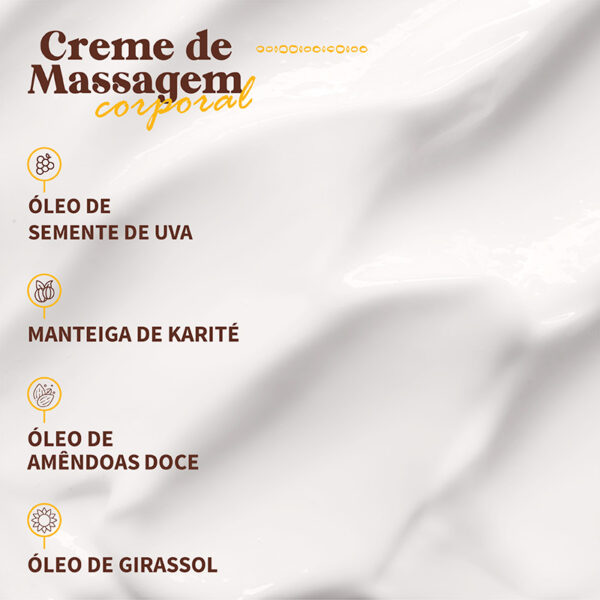 Nem Mais Nem Menos - Creme de Massagem Corporal - 450G - Imagem 3